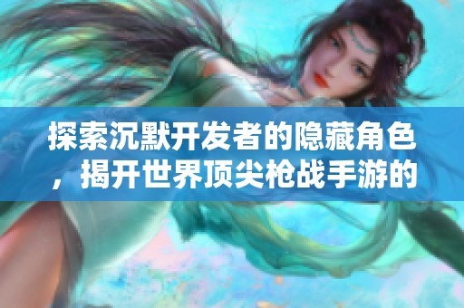 探索沉默开发者的隐藏角色，揭开世界顶尖枪战手游的秘密