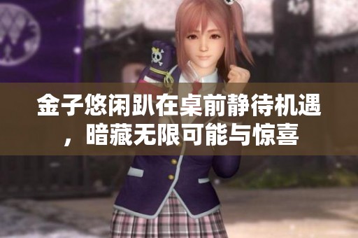 金子悠闲趴在桌前静待机遇，暗藏无限可能与惊喜