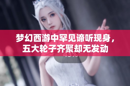 梦幻西游中罕见谛听现身，五大轮子齐聚却无发动