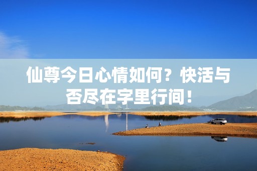 仙尊今日心情如何？快活与否尽在字里行间！