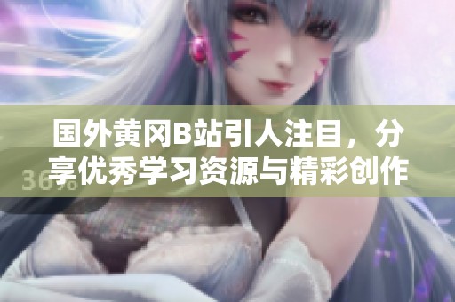 国外黄冈B站引人注目，分享优秀学习资源与精彩创作者作品