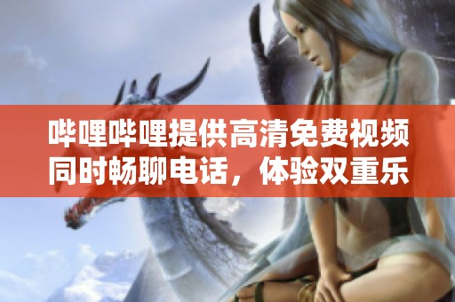 哔哩哔哩提供高清免费视频同时畅聊电话，体验双重乐趣